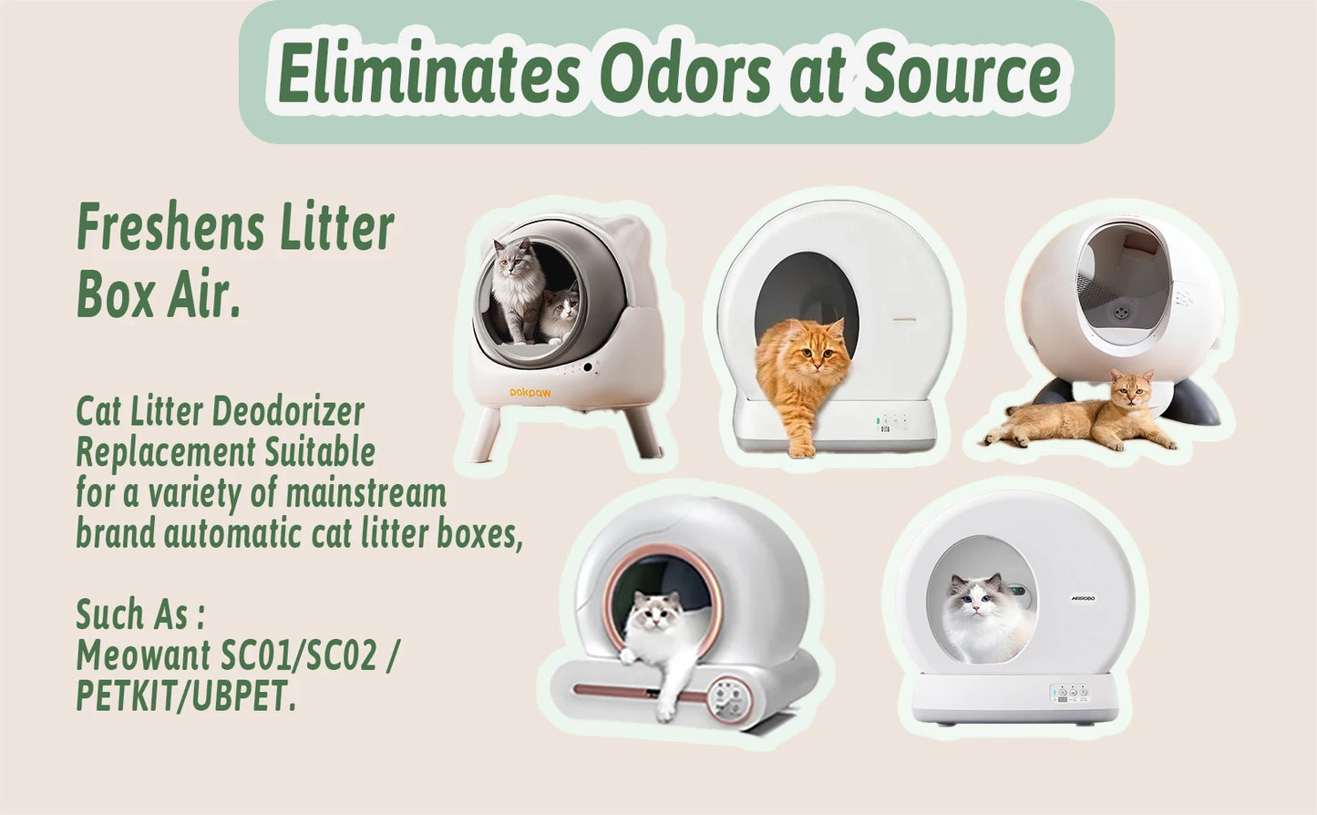 Cat Litter Deodorizer Replacement