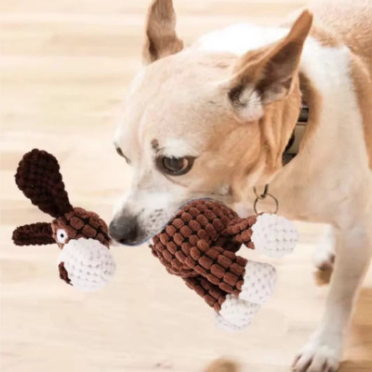 Plush Squeaky Puppy Chew Toy