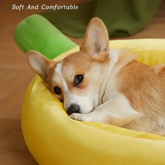 Dogs Banana Bed