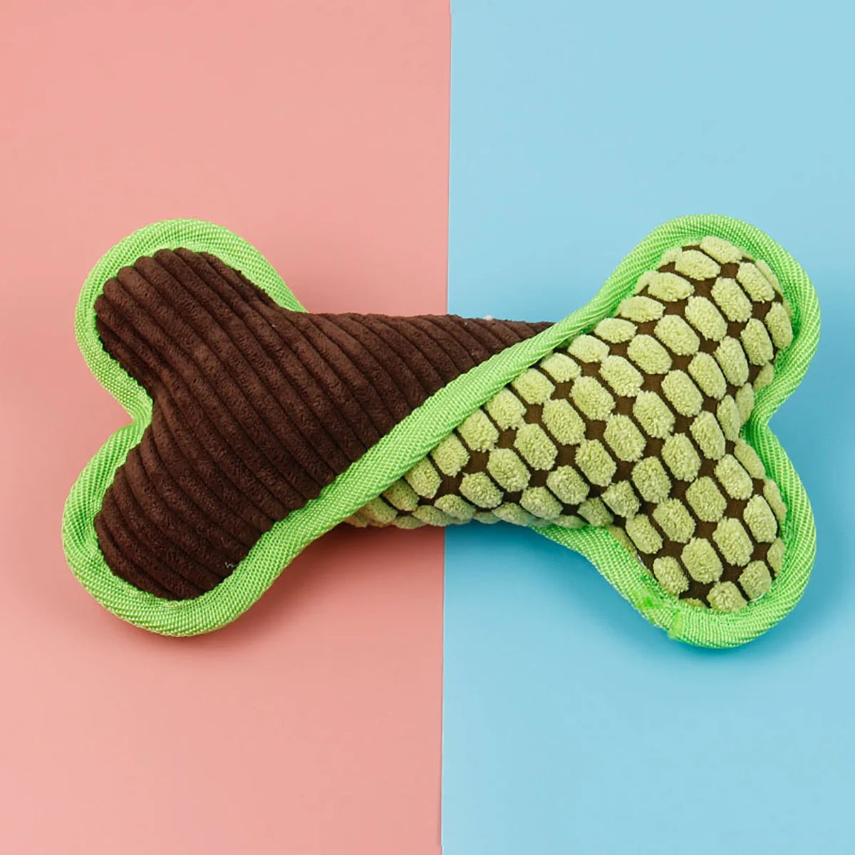 Plush Squeaky Bones Toy