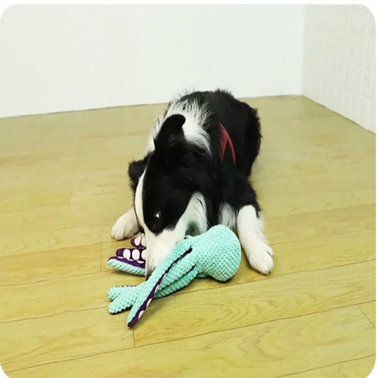 Pet Plush Octopus Toy