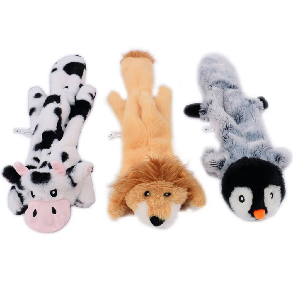 Animal Dog Toy No Stuffing