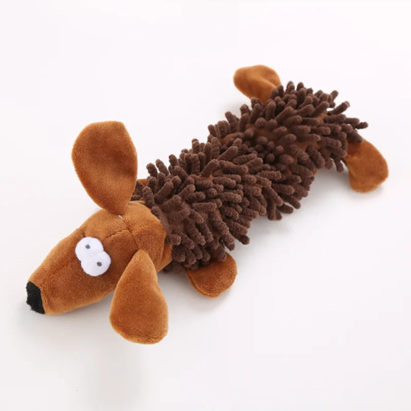 Plush Squeaky Puppy Chew Toy