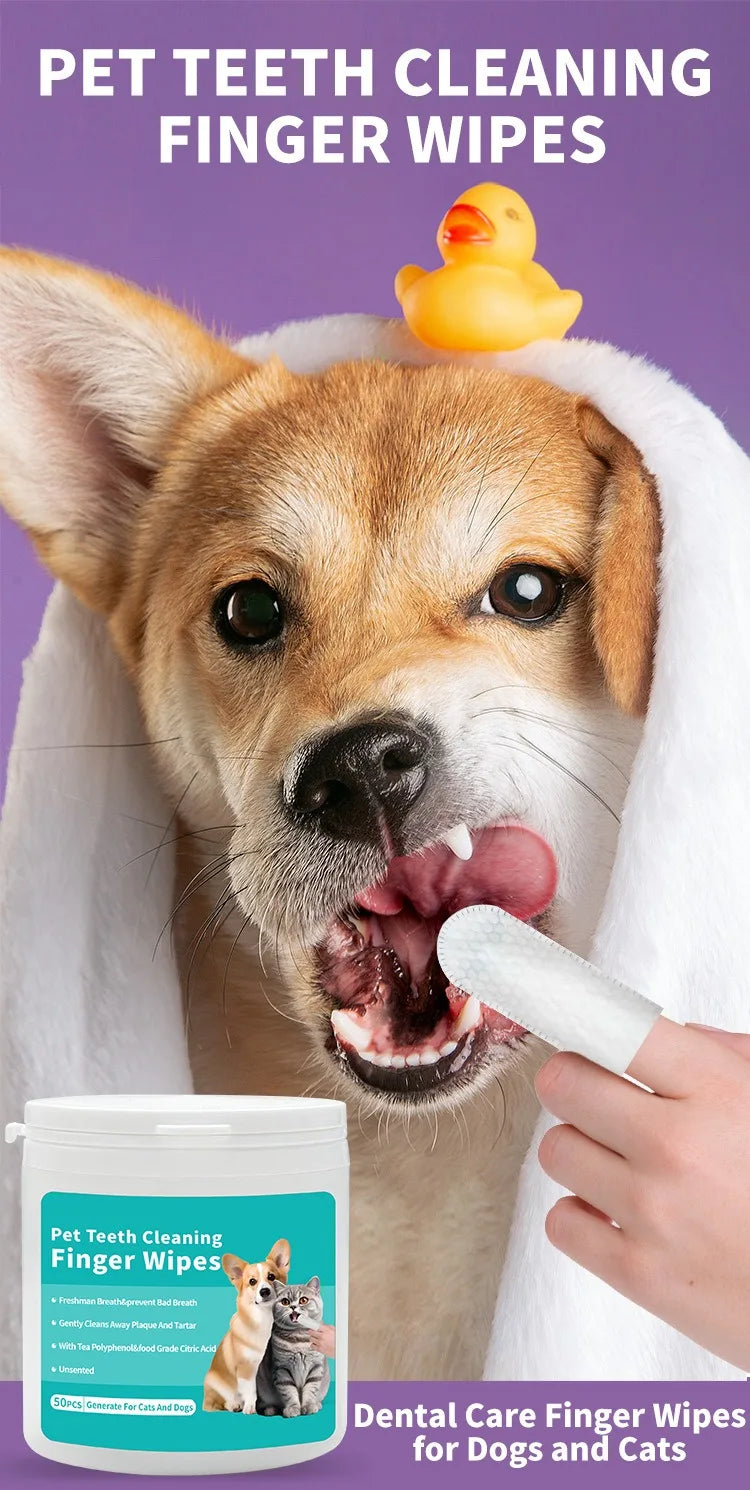 Disposable Finger Pet Toothbrush
