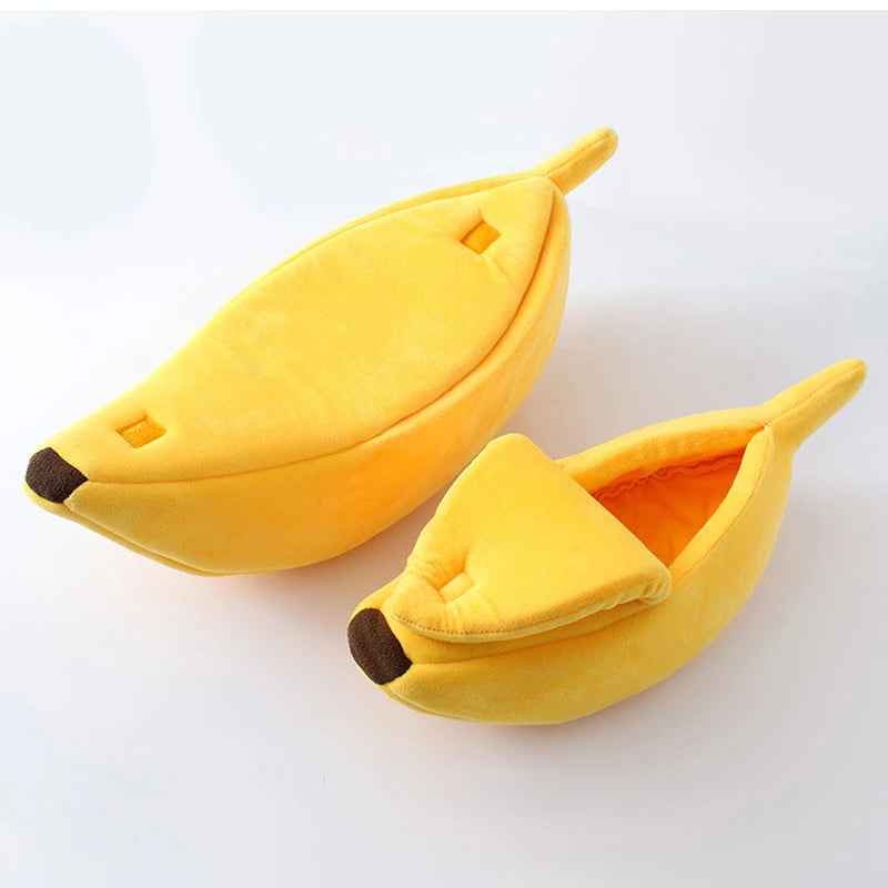 Banana Cat Bed With Cover