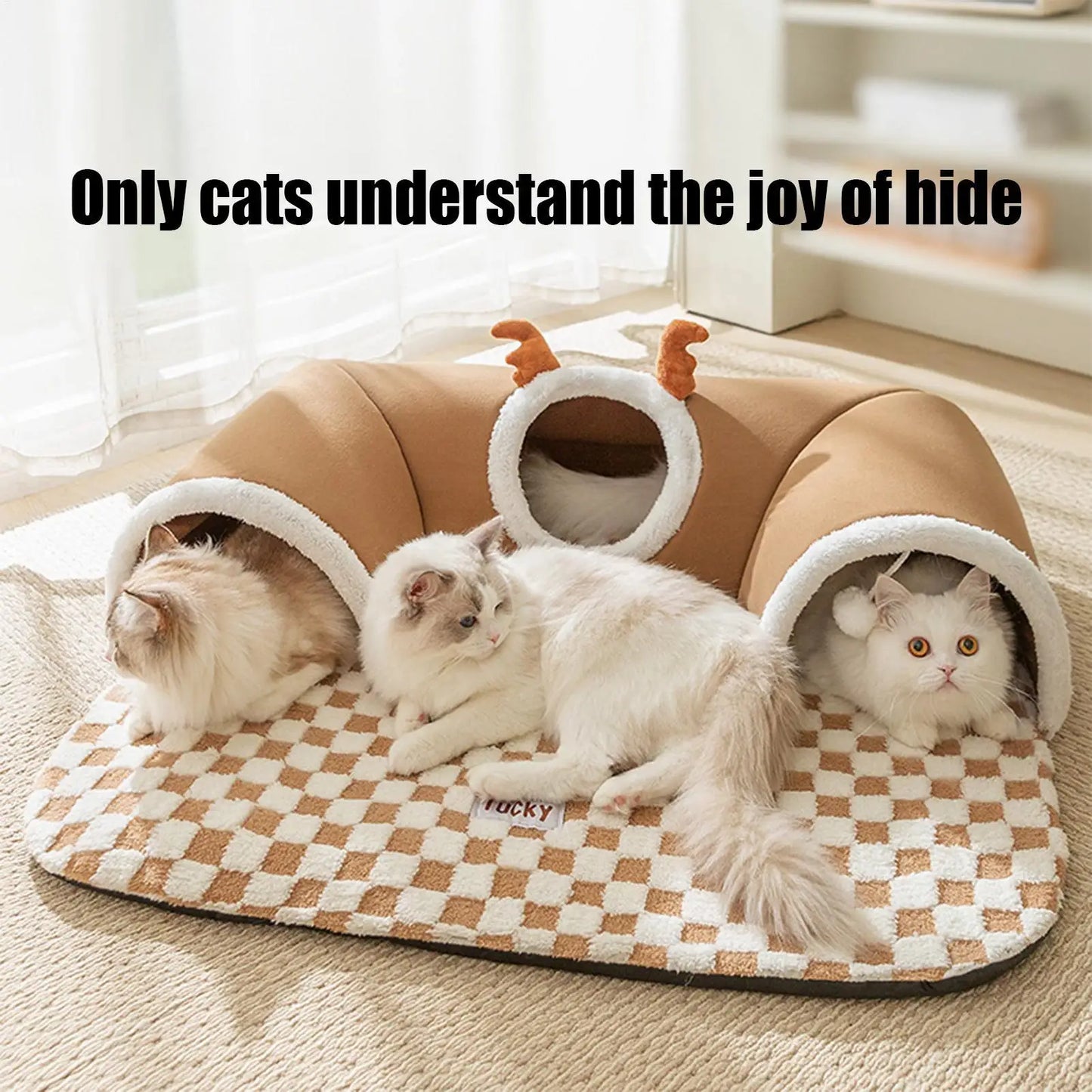 Cat Bed and Play Tunnel