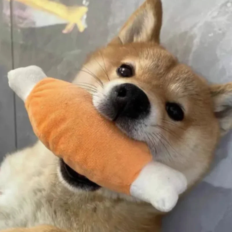 Plush Squeaky Puppy Chew Toy