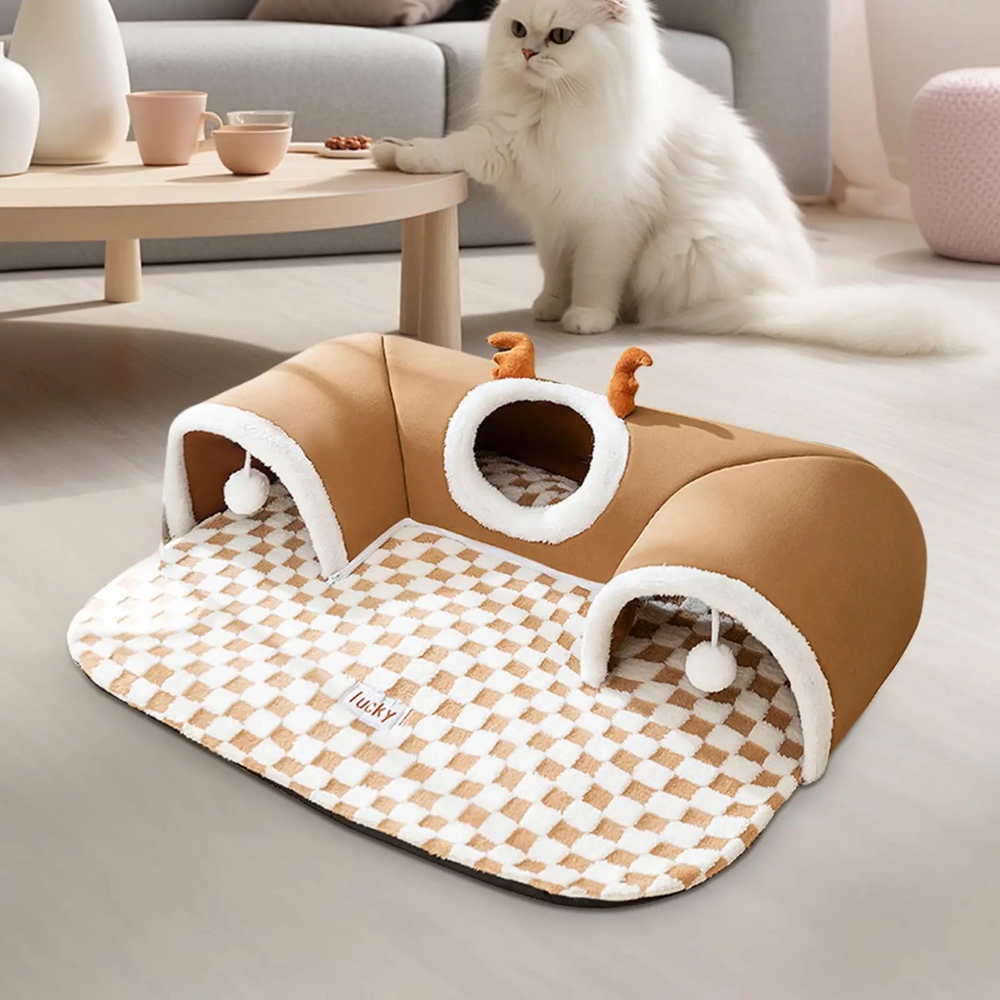 Cat Bed and Play Tunnel
