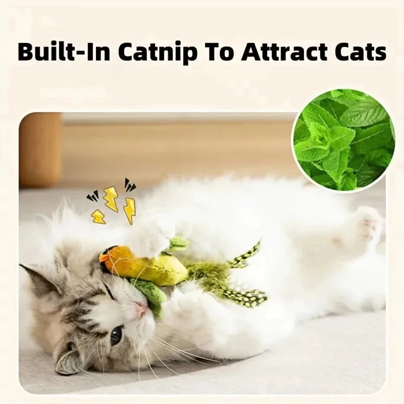 Toy Bird With Sound For Cats