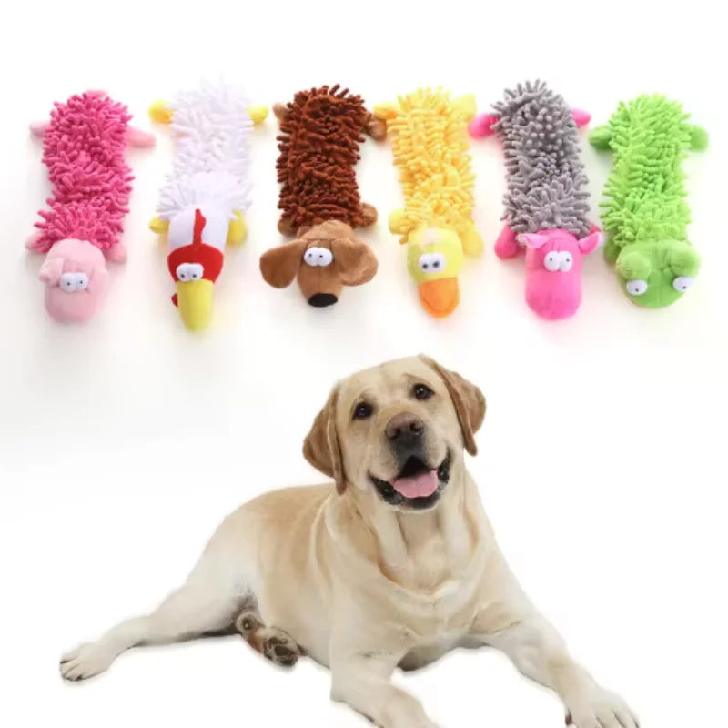 Plush Squeaky Puppy Chew Toy
