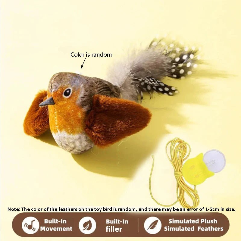 Toy Bird With Sound For Cats