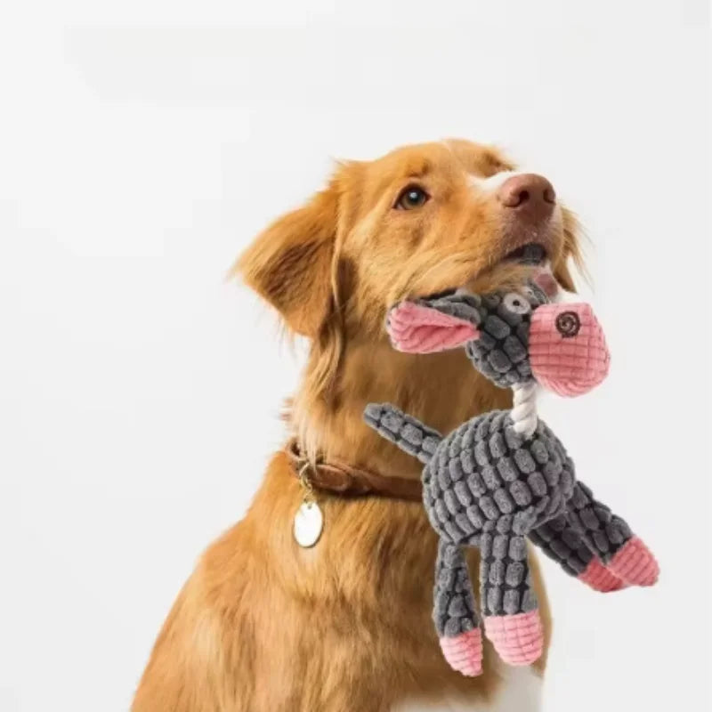 Plush Squeaky Puppy Chew Toy