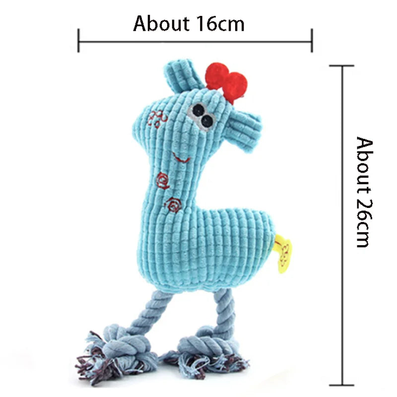 Plush Squeaky Puppy Chew Toy
