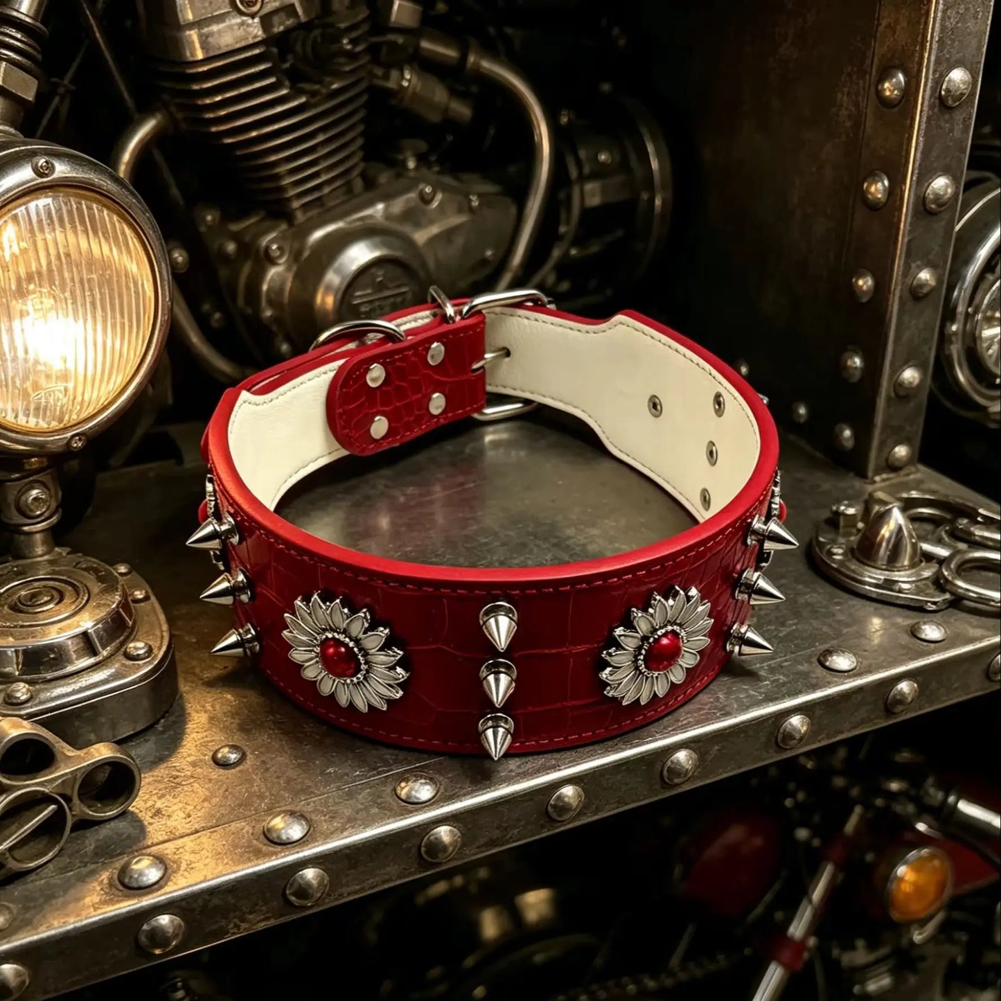 Rivet Dog Collar