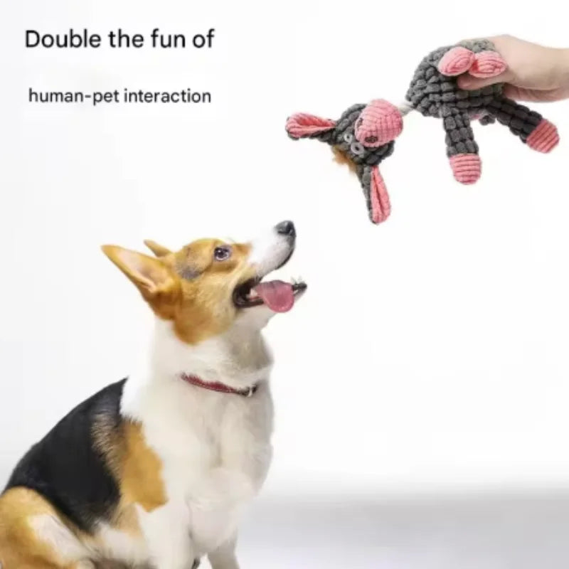 Plush Squeaky Puppy Chew Toy