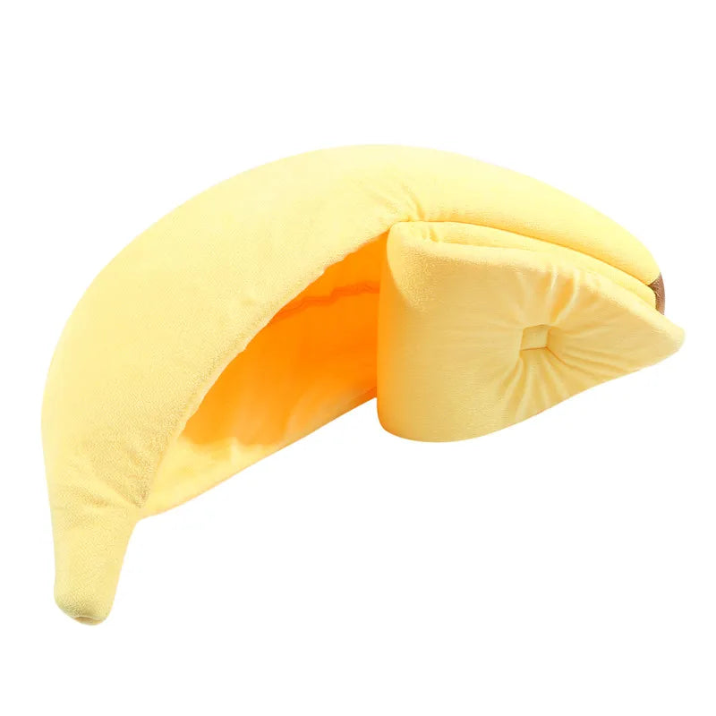 Banana Cat Bed With Cover