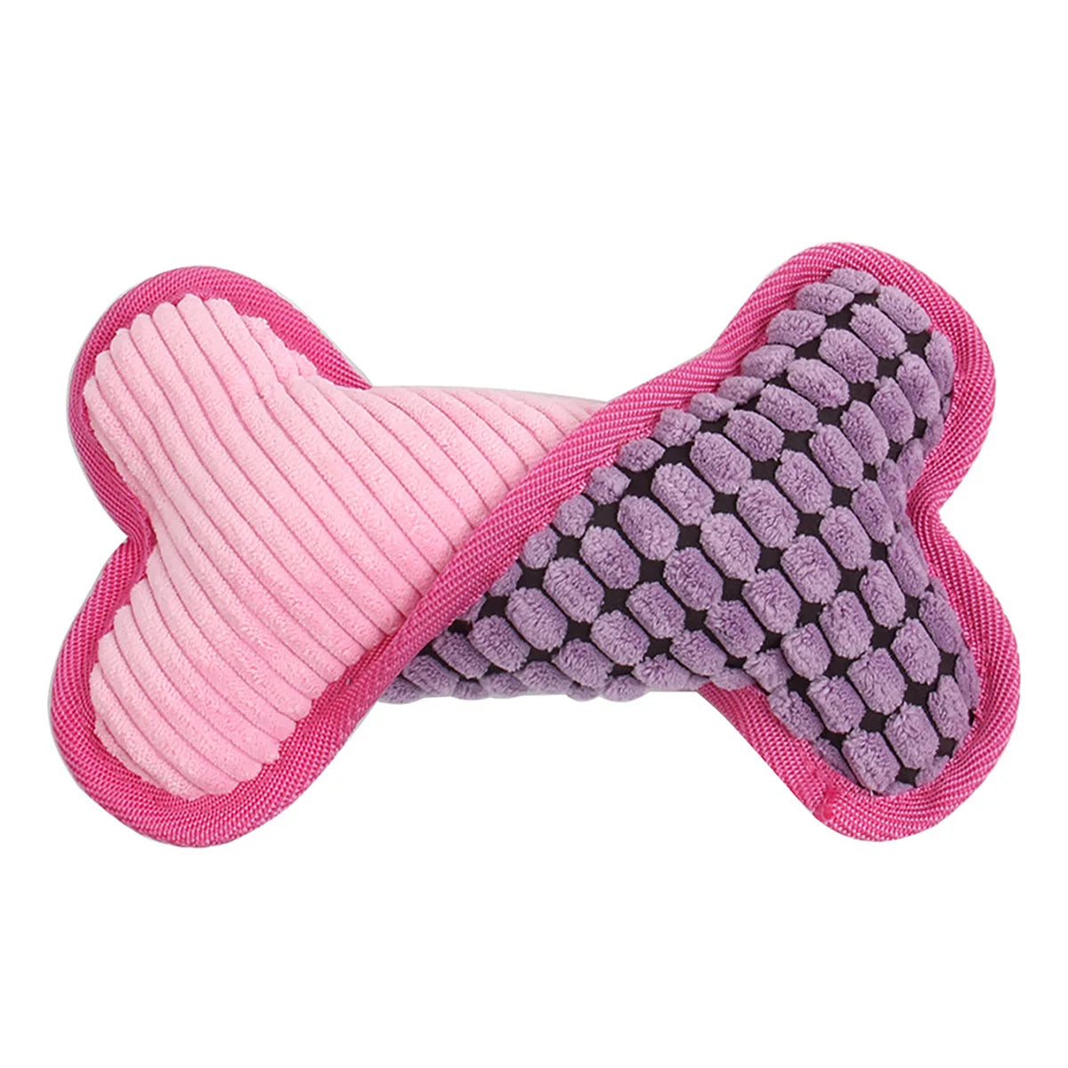 Plush Squeaky Bones Toy