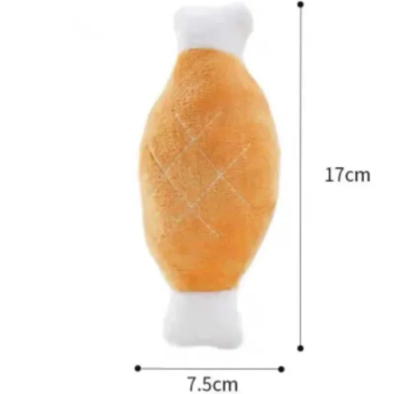 Plush Squeaky Puppy Chew Toy