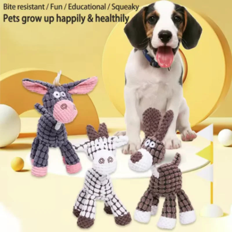 Plush Squeaky Puppy Chew Toy