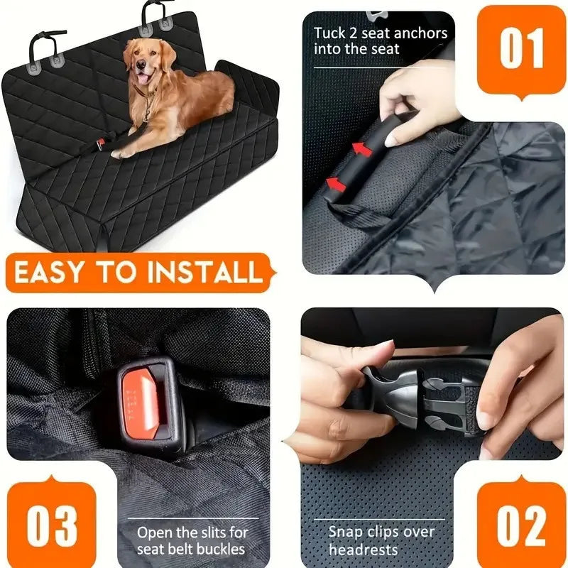 Full Row Car Dog Seat Cover