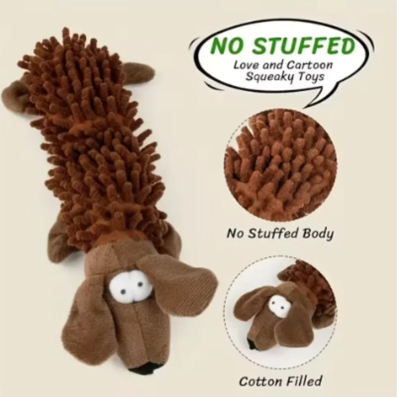 Plush Squeaky Puppy Chew Toy