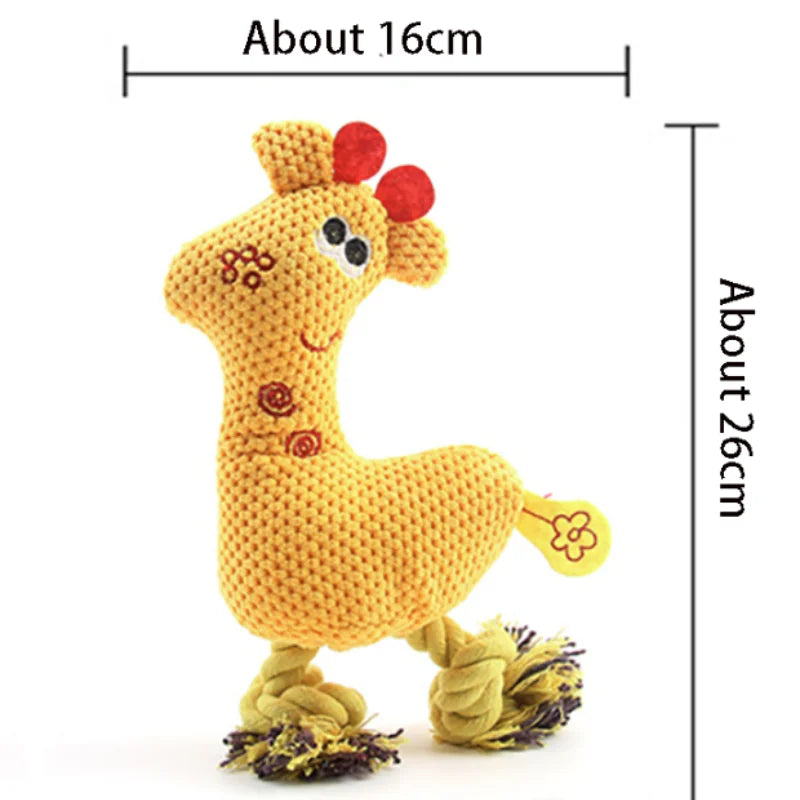 Plush Squeaky Puppy Chew Toy