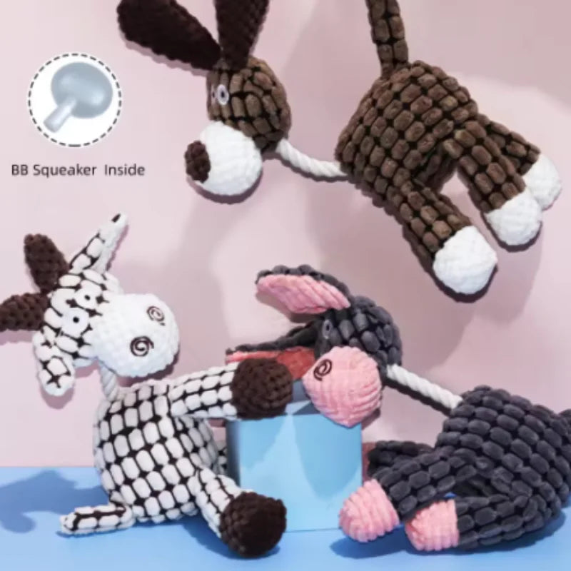 Plush Squeaky Puppy Chew Toy
