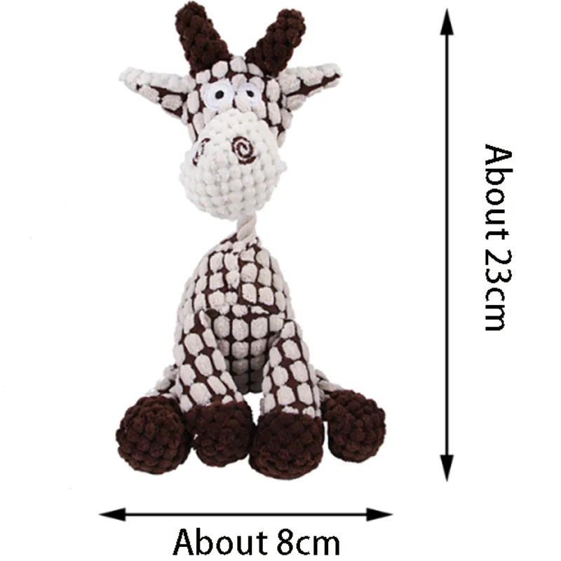 Plush Squeaky Puppy Chew Toy