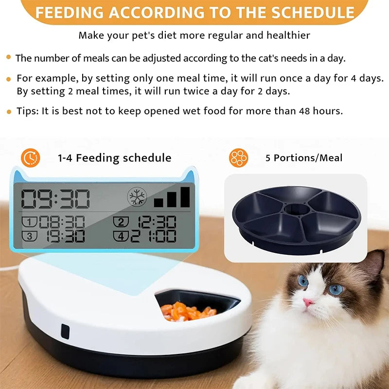 Automatic Pet Feeder With Cooling/Heating