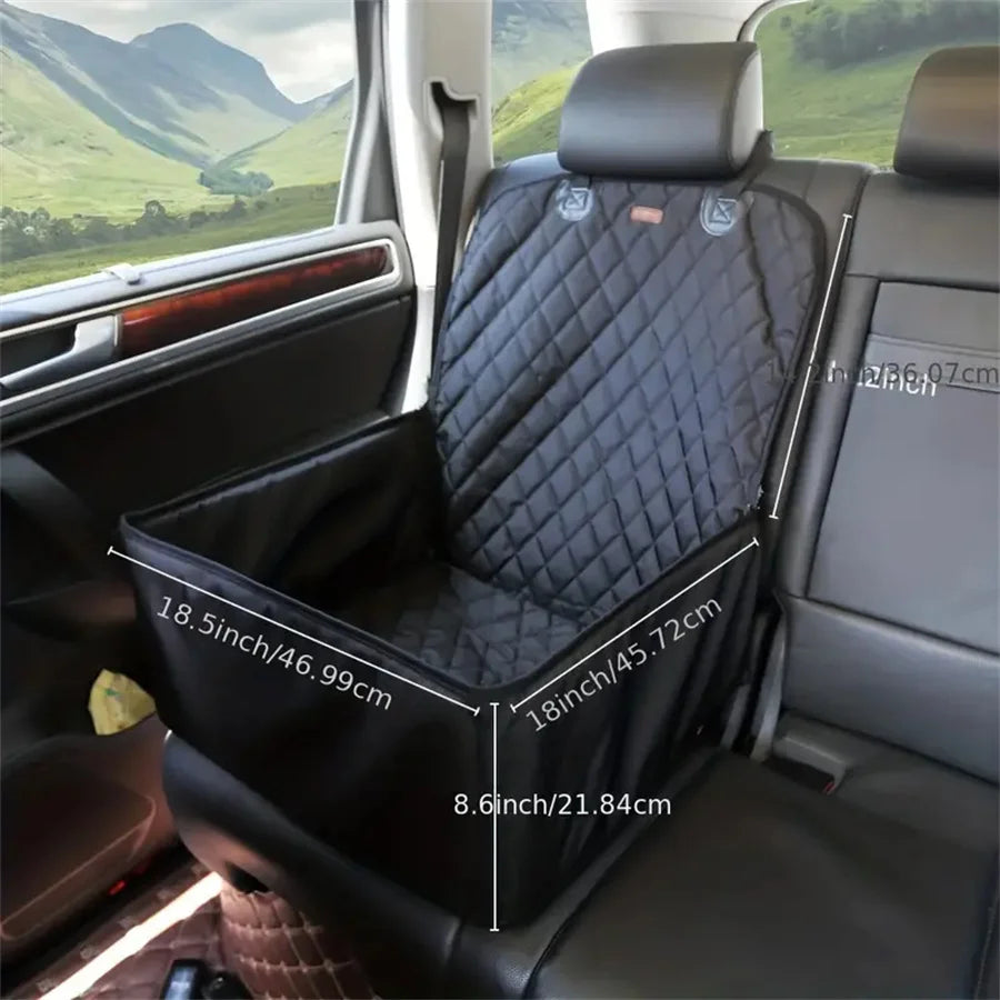 Fabric Dog Car Seat Cover