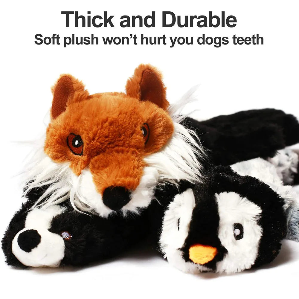 Animal Dog Toy No Stuffing