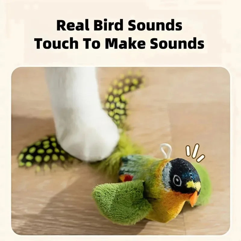Toy Bird With Sound For Cats