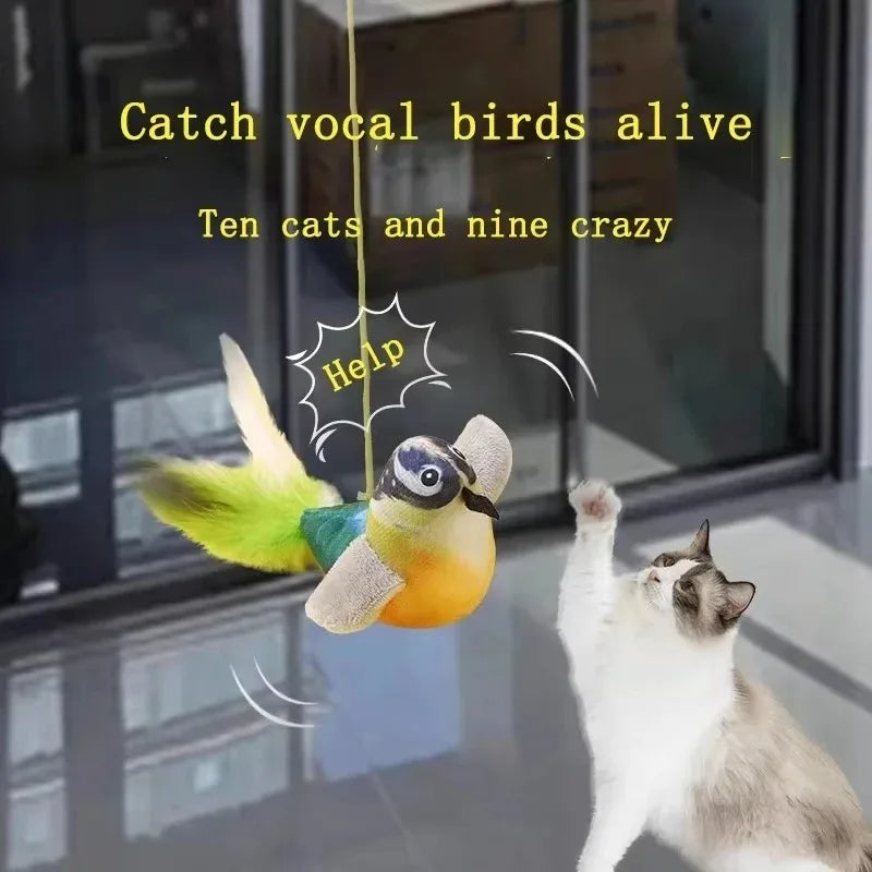Toy Bird With Sound For Cats