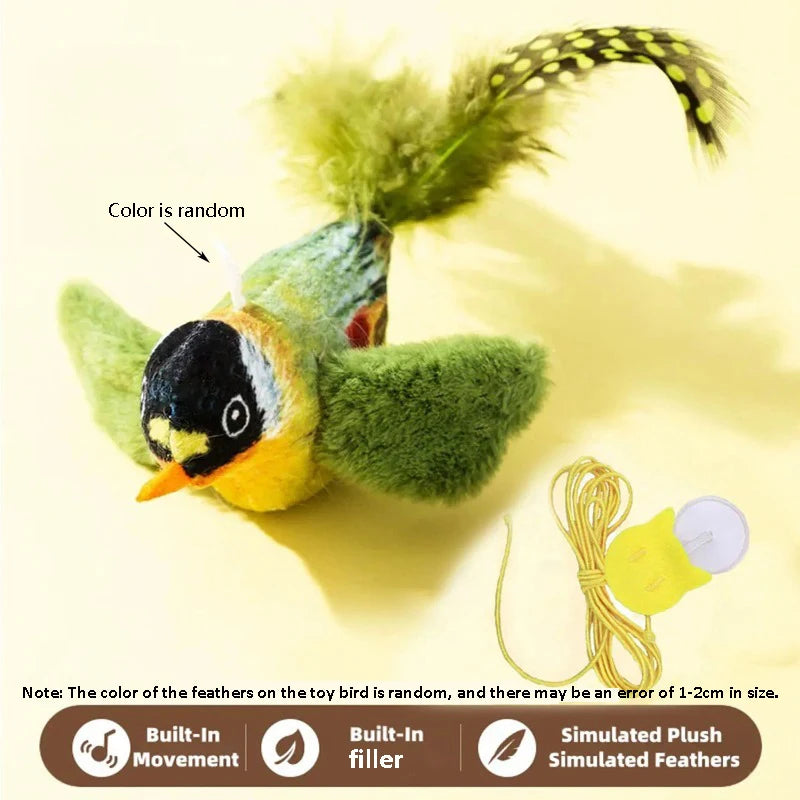 Toy Bird With Sound For Cats