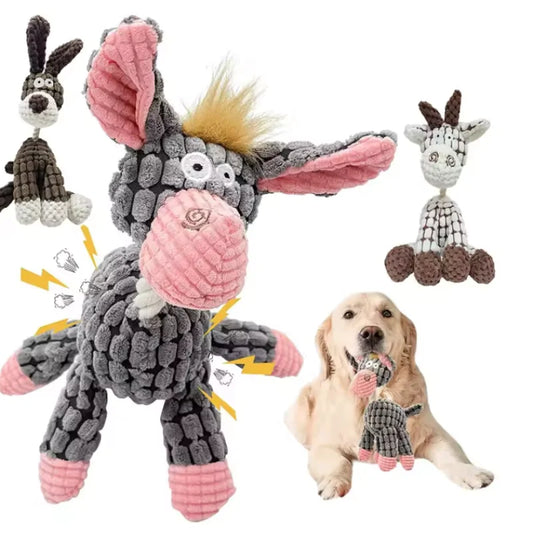 Plush Squeaky Puppy Chew Toy
