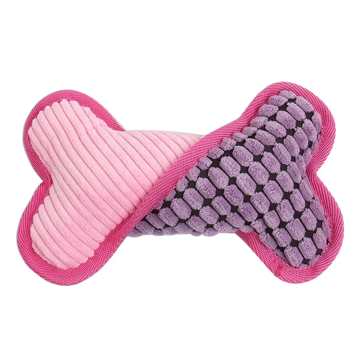 Plush Squeaky Bones Toy