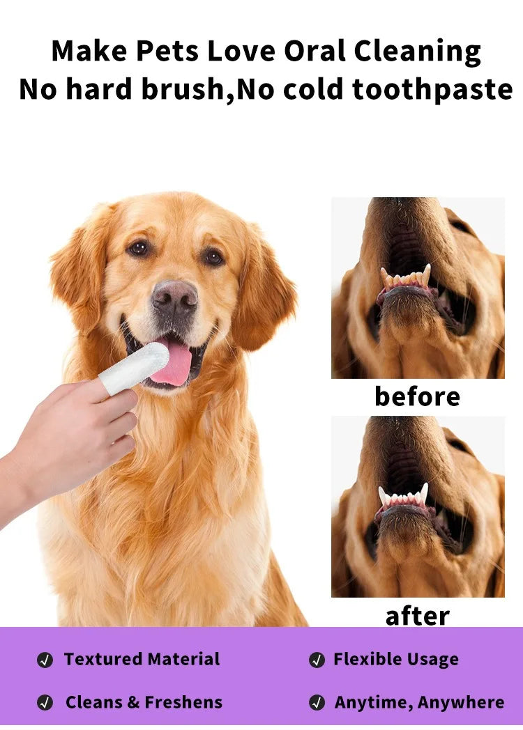 Disposable Finger Pet Toothbrush