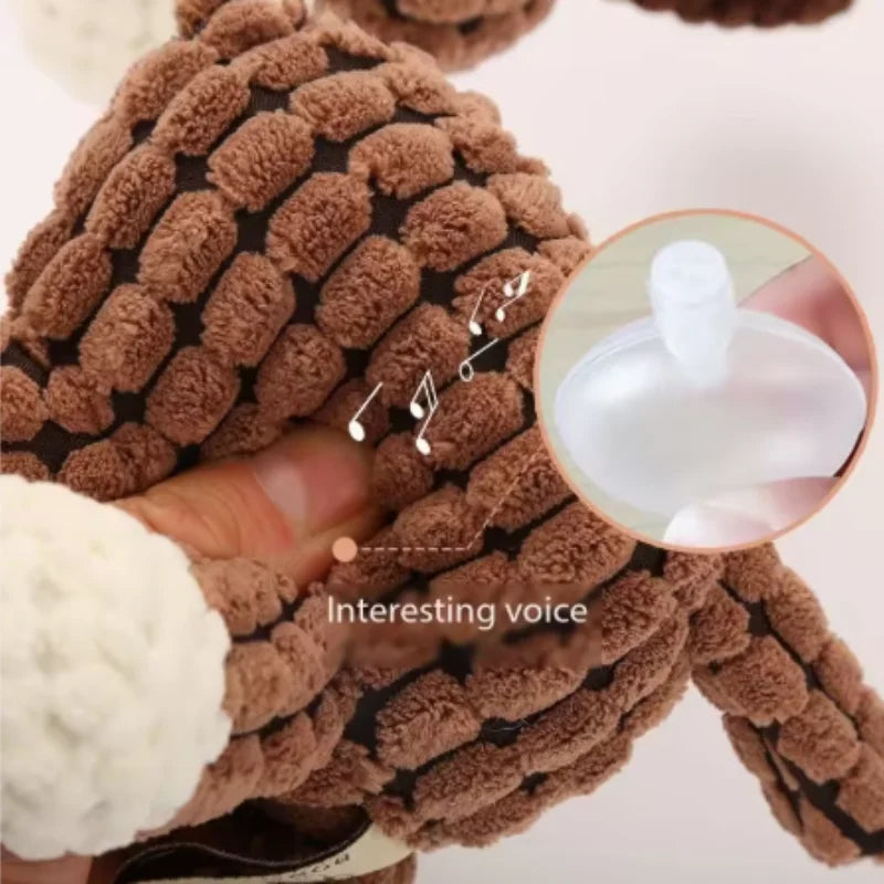 Plush Squeaky Puppy Chew Toy