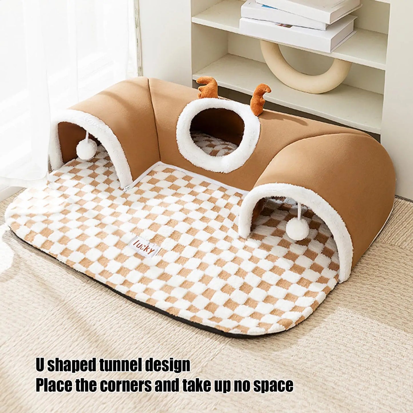 Cat Bed and Play Tunnel