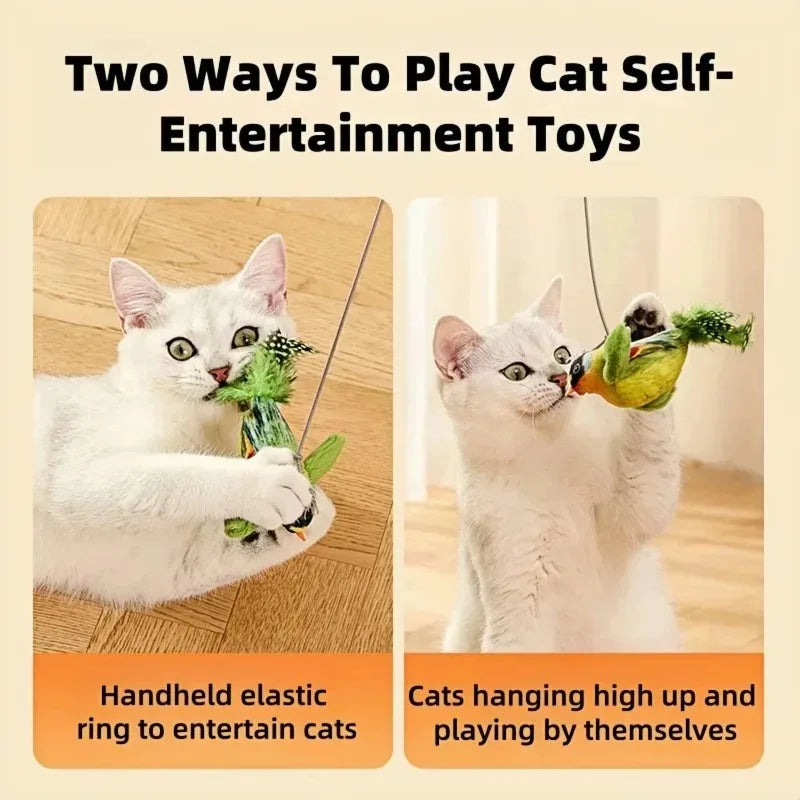 Toy Bird With Sound For Cats