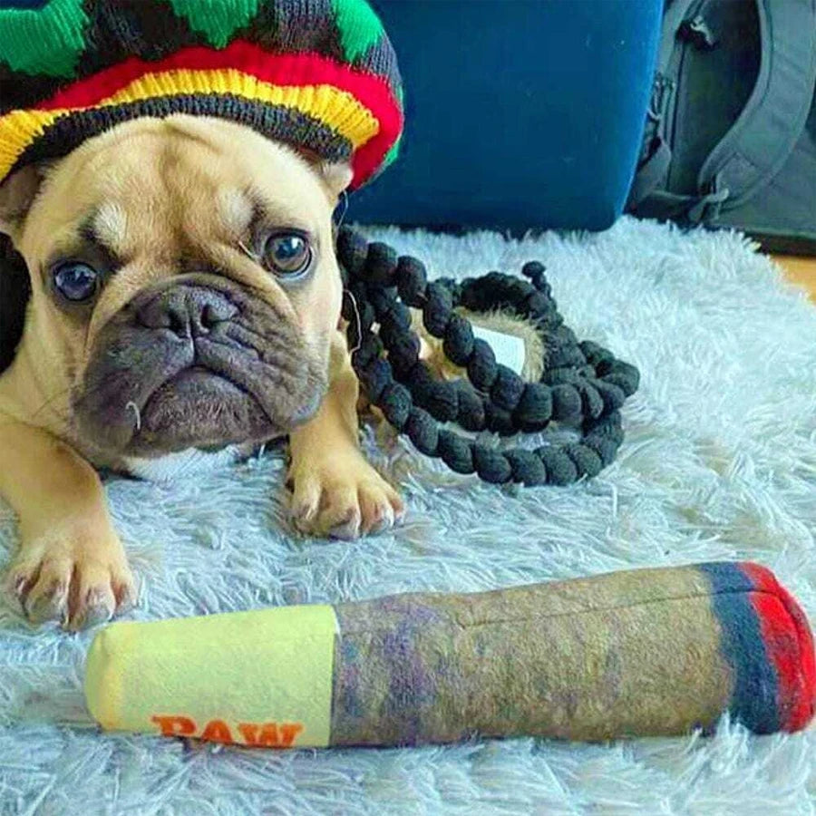 Cigar Dog Toy
