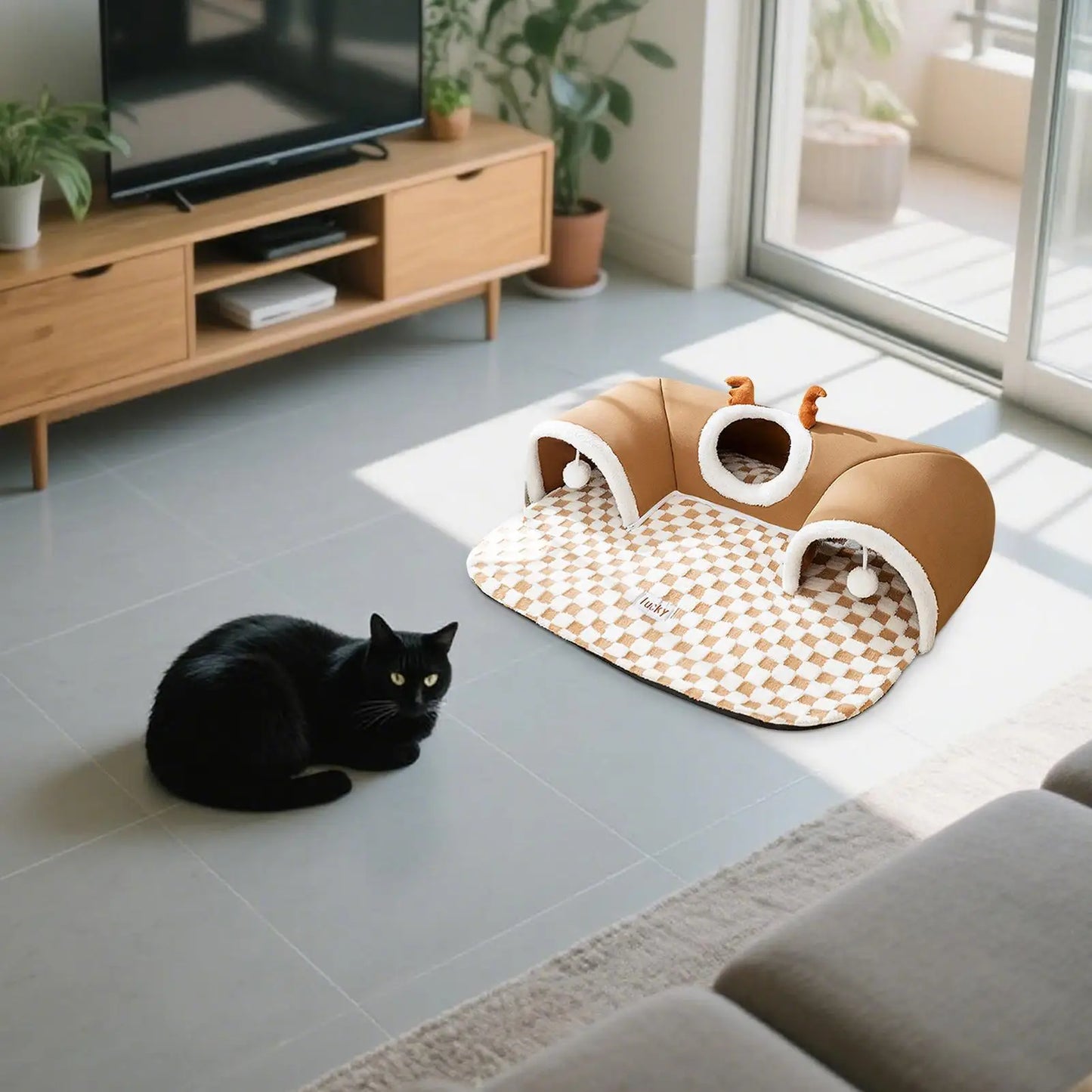 Cat Bed and Play Tunnel