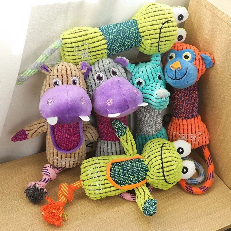 Dog Toy Animals Shape Bit Resistant