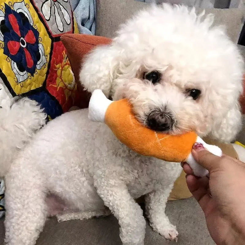 Plush Squeaky Puppy Chew Toy
