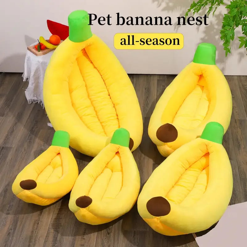 Dogs Banana Bed